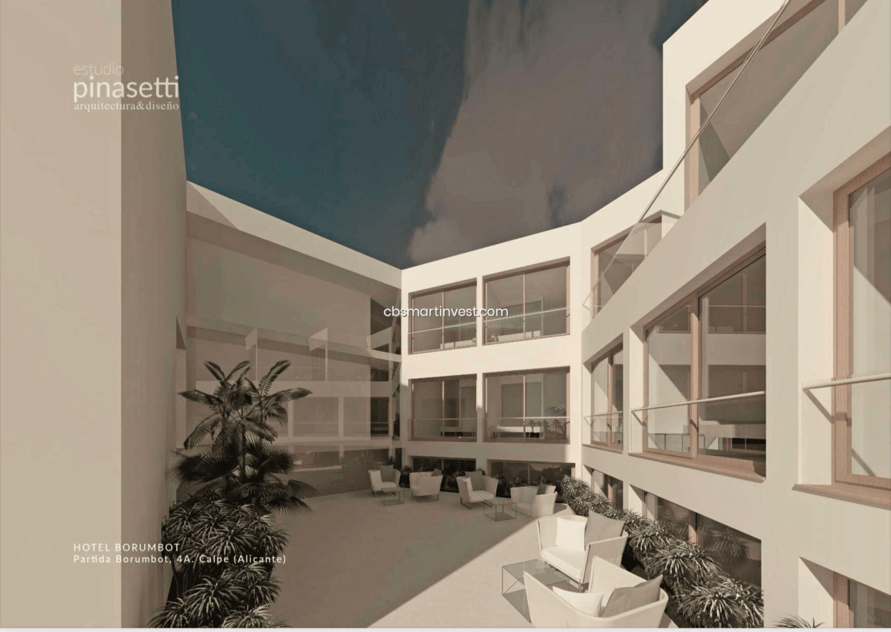 Parcela con proyecto de Hotel