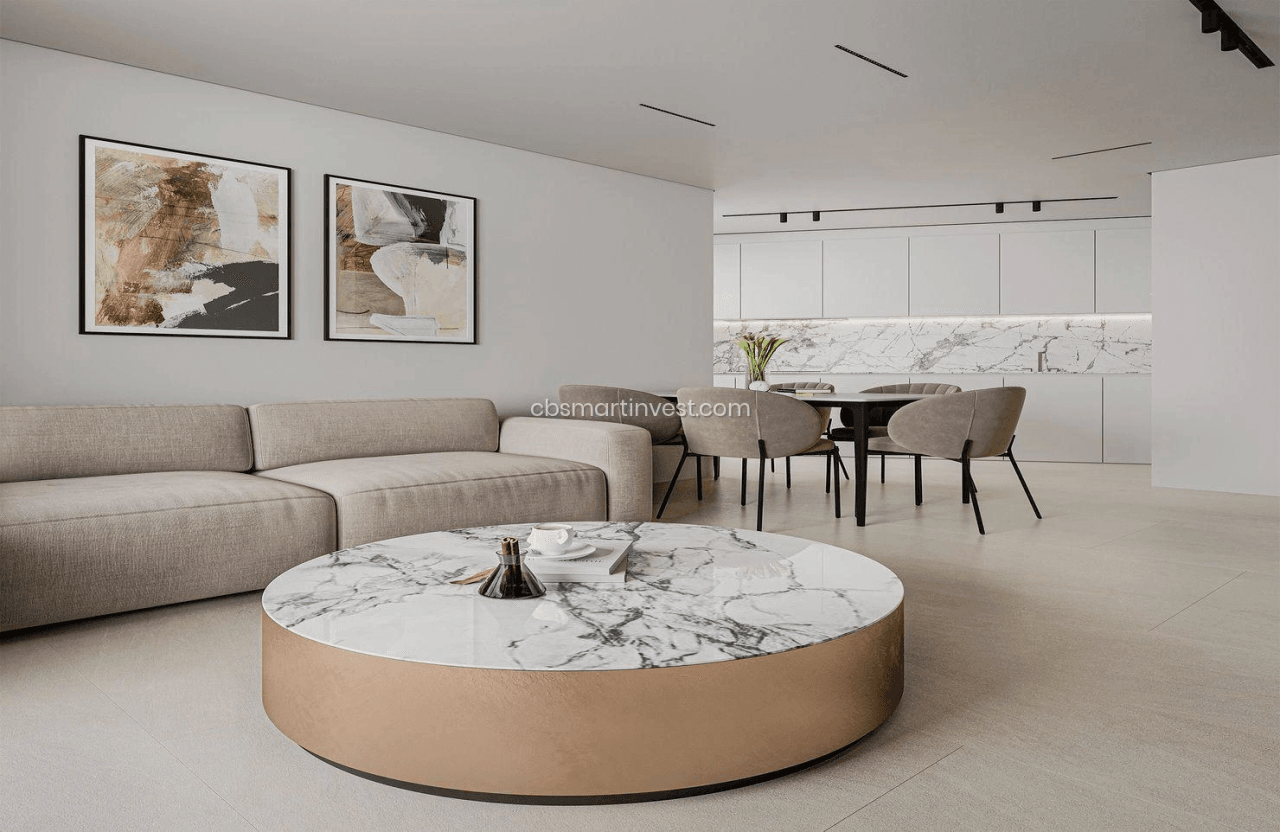 Obra nueva en Calpe. Apartamentos de lujo en segunda línea del mar.