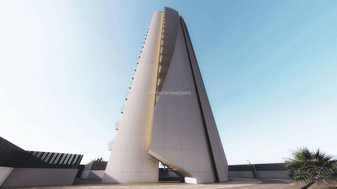 Obra nueva en Calpe. Apartamentos de lujo en segunda línea del mar.