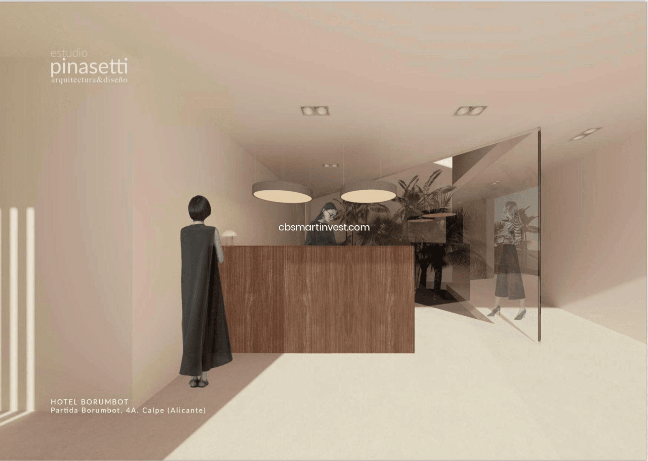 Parcela con proyecto de Hotel