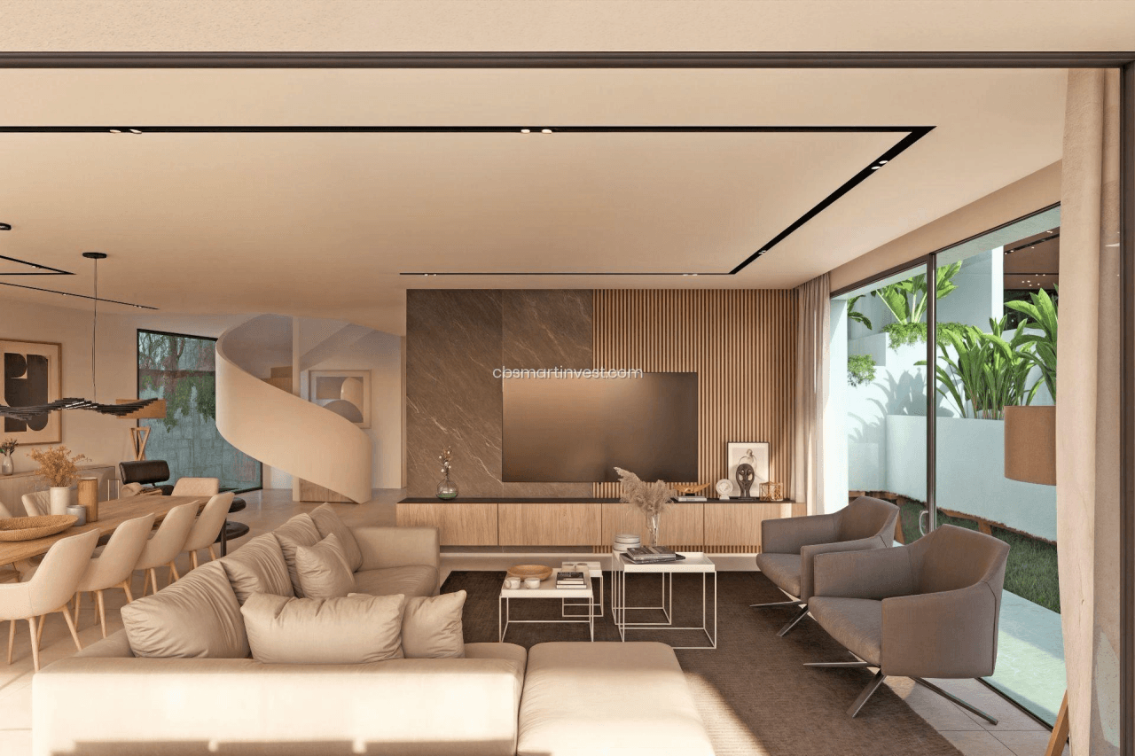 Exclusiva villa moderna a solo pasos del mar y del centro de Moraira