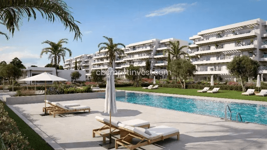 Nuevo complejo residencial a poca distancia del mar