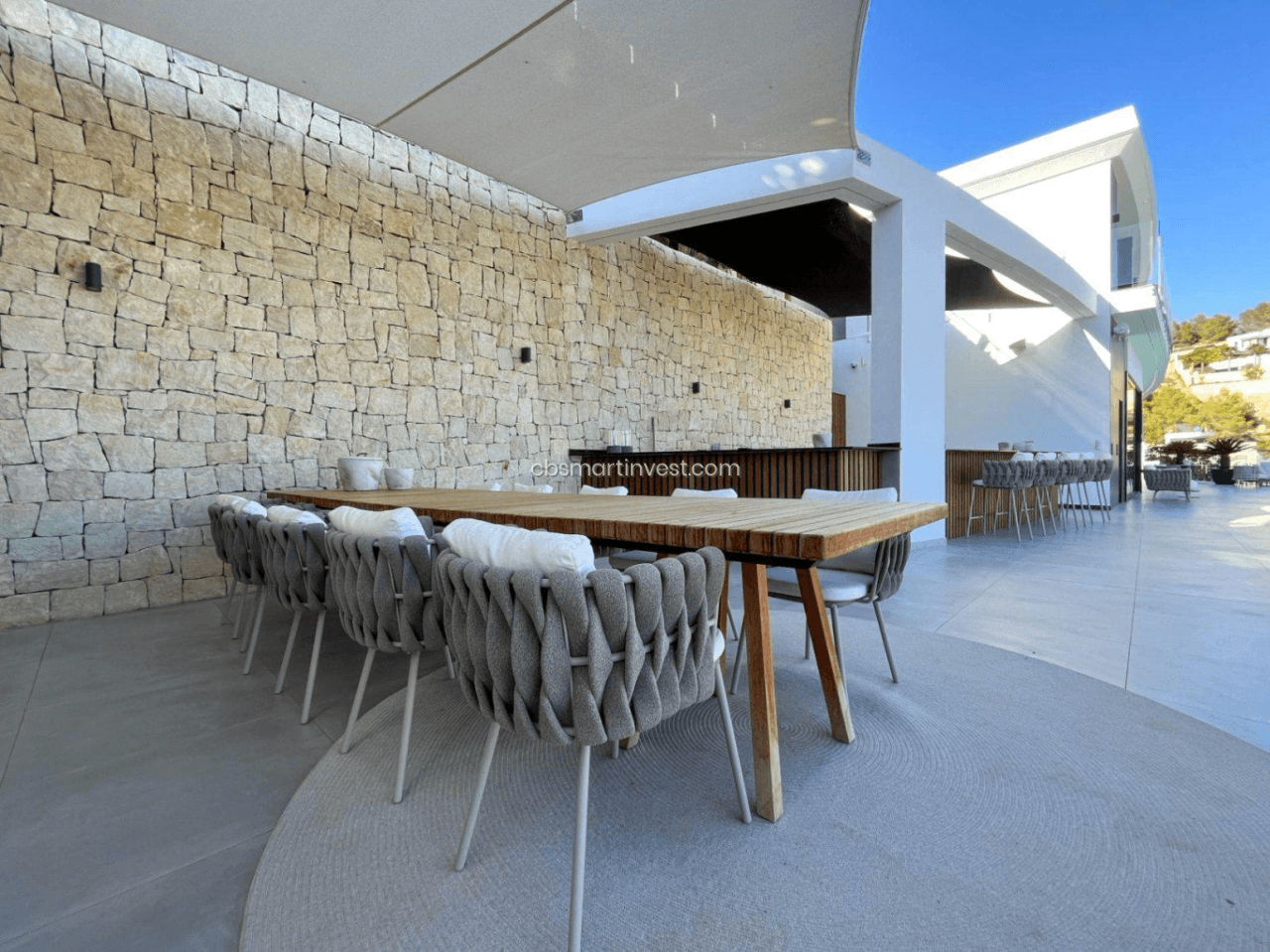 Impresionante villa moderna con vistas al mar