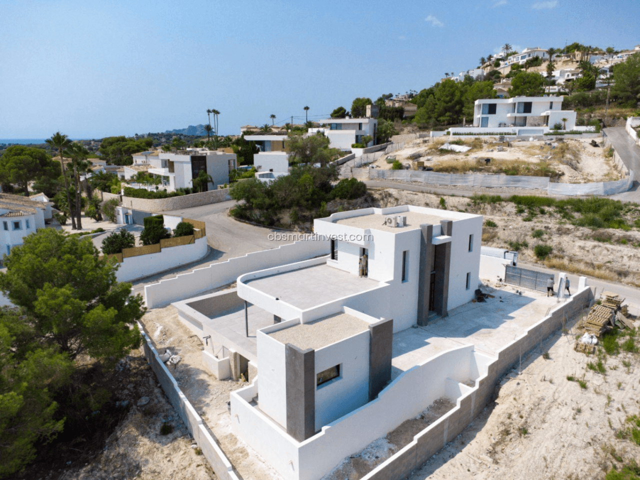 ¡En construcción! Villa de lujo con vistas al mar