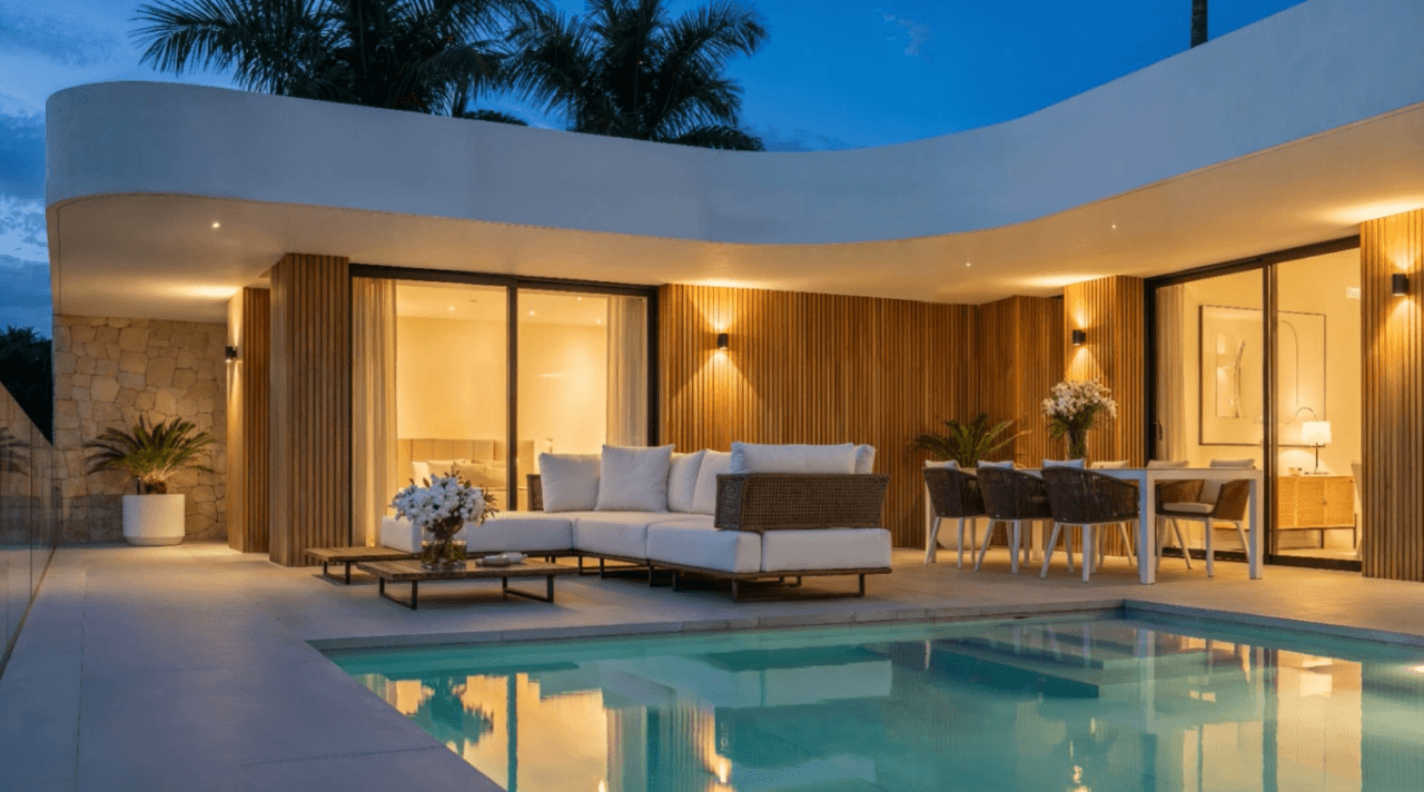 Única villa en una sola planta con vistas al Peñón de Calpe