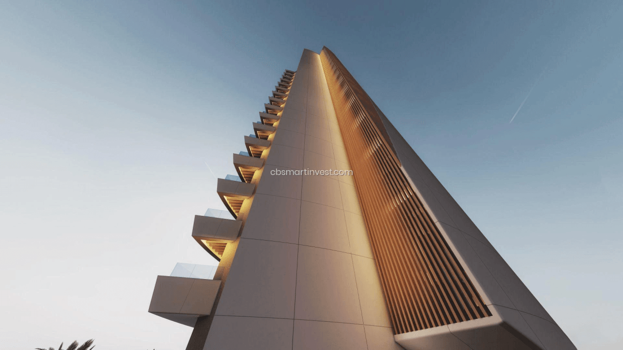 Obra nueva en Calpe. Atico de lujo en segunda línea del mar