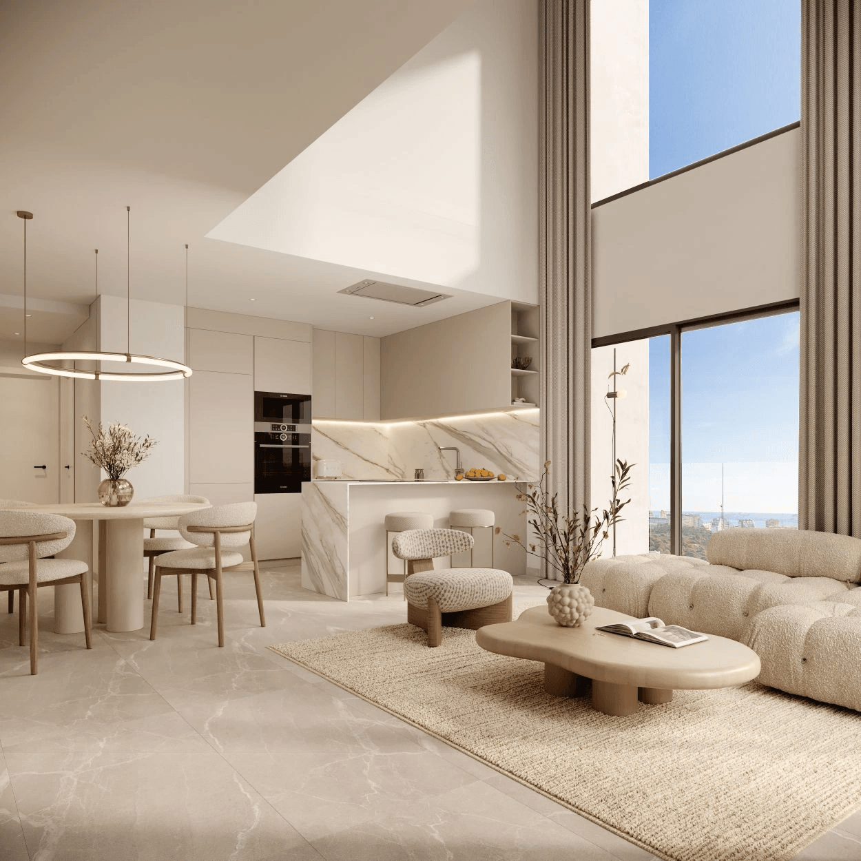 Nuevos apartamentos de lujo con vistas panorámicas