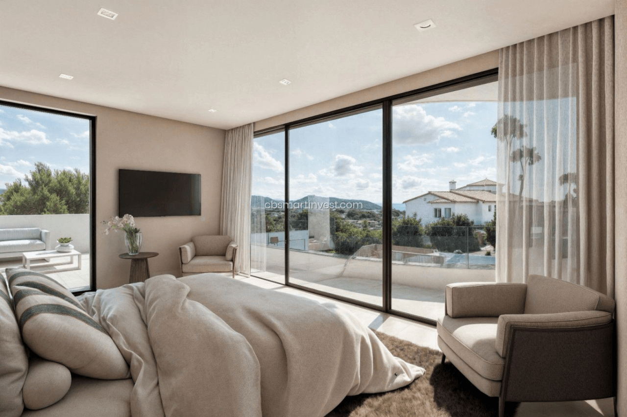 ¡En construcción! Villa de lujo con vistas al mar