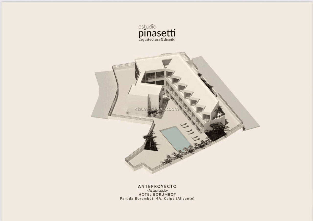 Parcela con proyecto de Hotel