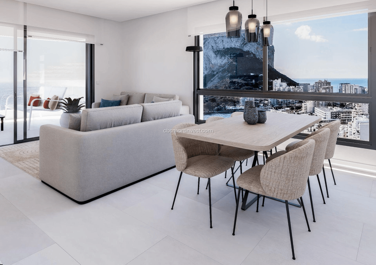 Apartamentos y áticos dúplex en primera línea de playa en La Fossa, Calpe