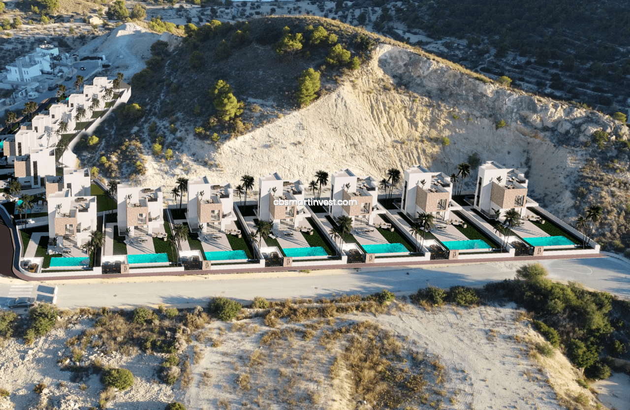 Villas de obra nueva con vistas al mar