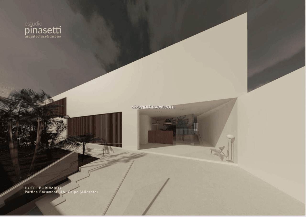 Parcela con proyecto de Hotel