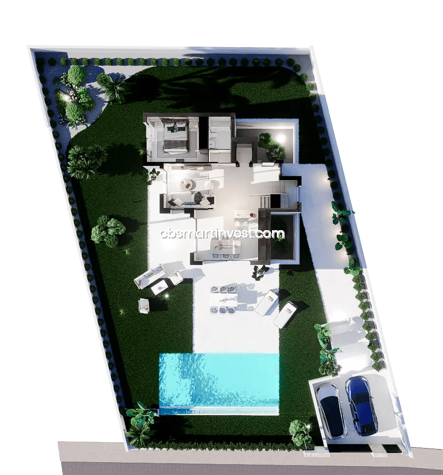 Villas de obra nueva con vistas al mar