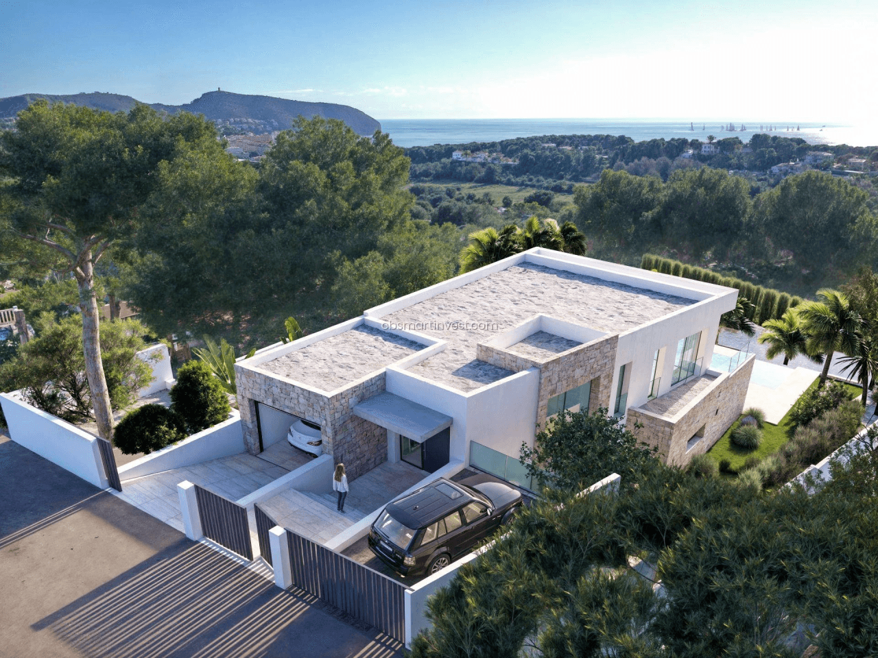 Exclusiva villa moderna a solo pasos del mar y del centro de Moraira