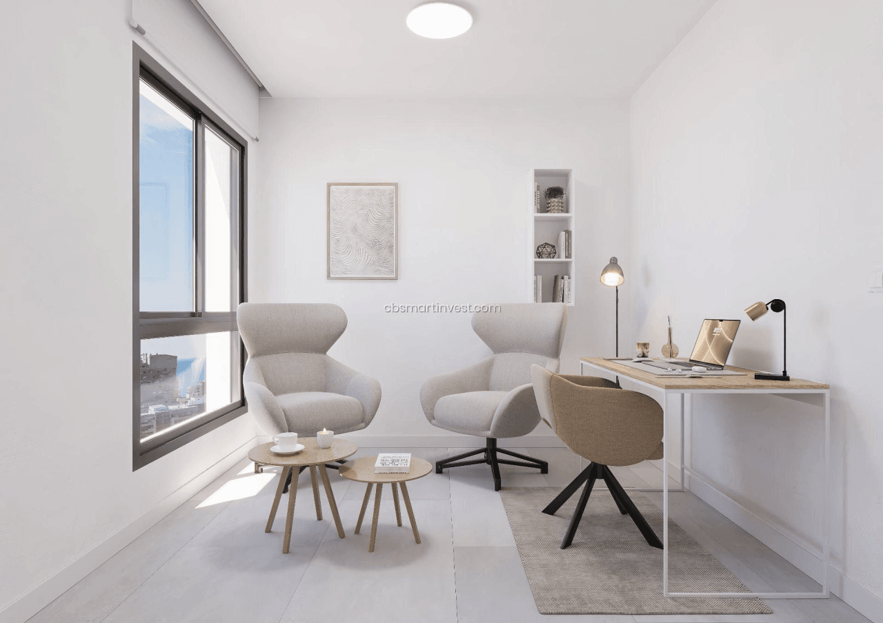 Apartamentos y áticos dúplex en primera línea de playa en La Fossa, Calpe