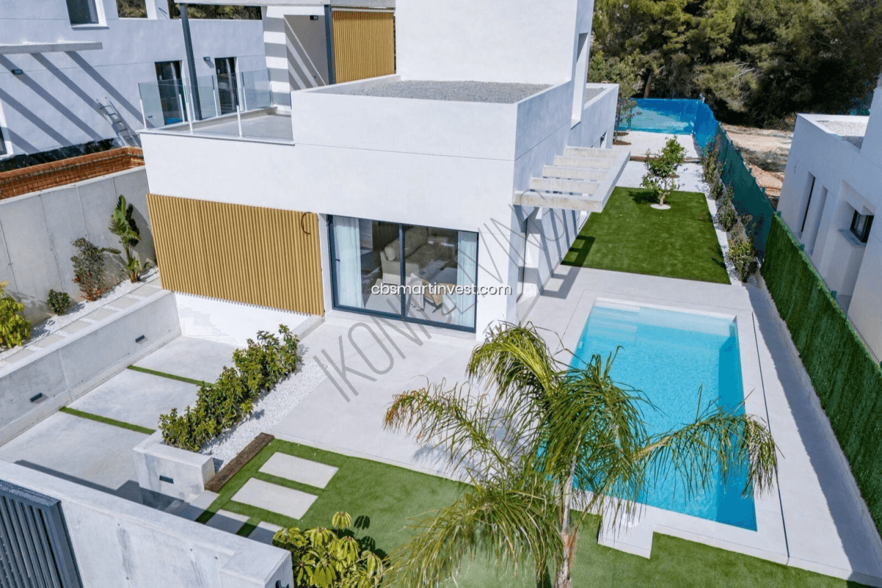 Villa moderna lista para entrar a vivir