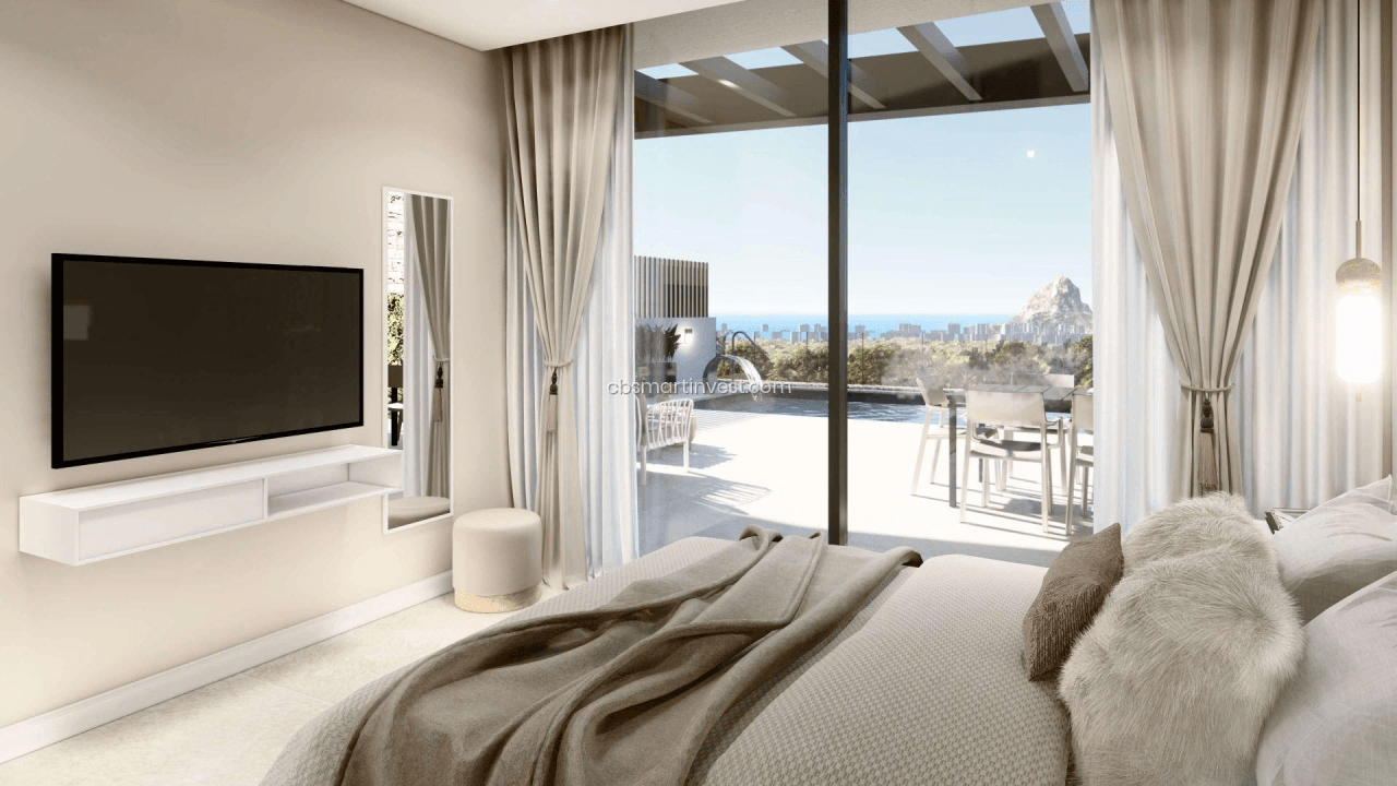 Villas de lujo de nueva construcción con vistas al mar