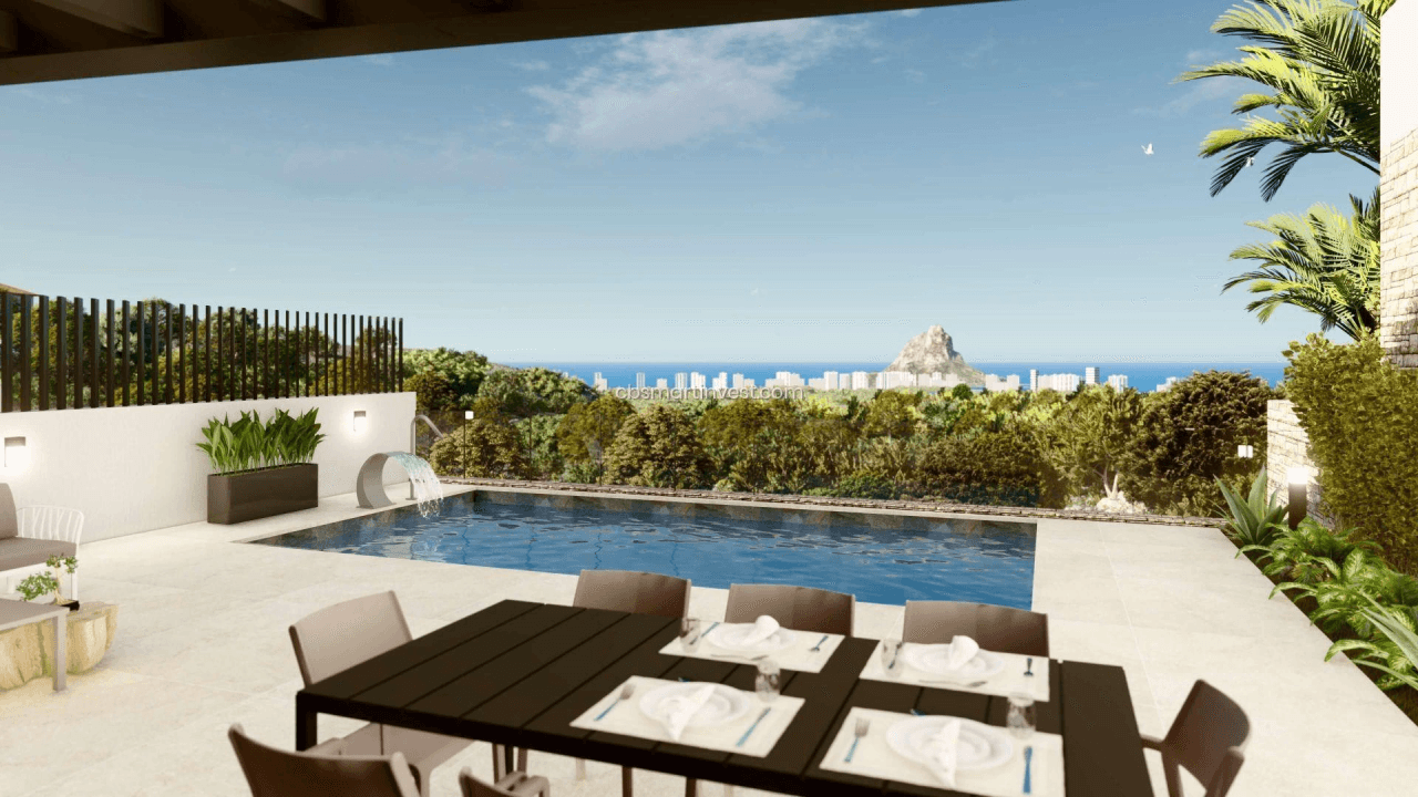 Villas de lujo de nueva construcción con vistas al mar