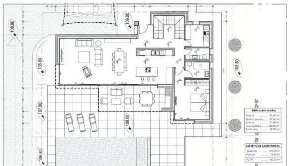 Villa de nueva construcción lista para entrar a vivir
