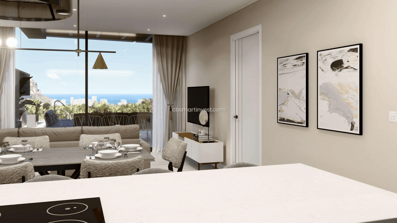 Villas de lujo de nueva construcción con vistas al mar
