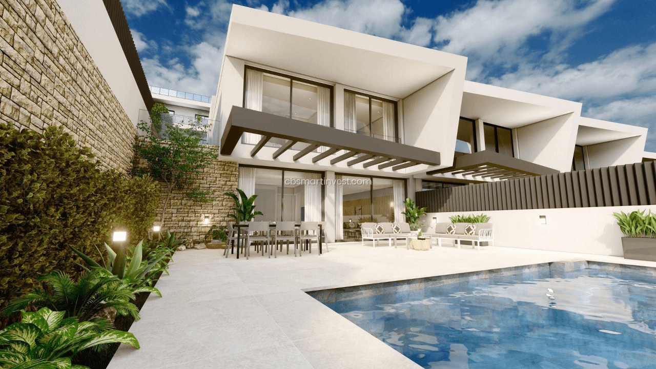 Villas de lujo de nueva construcción con vistas al mar