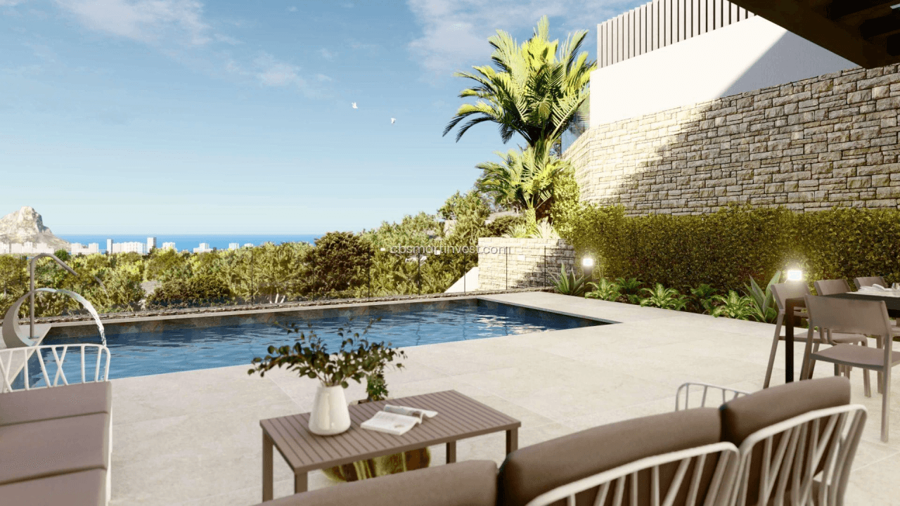Villas de lujo de nueva construcción con vistas al mar