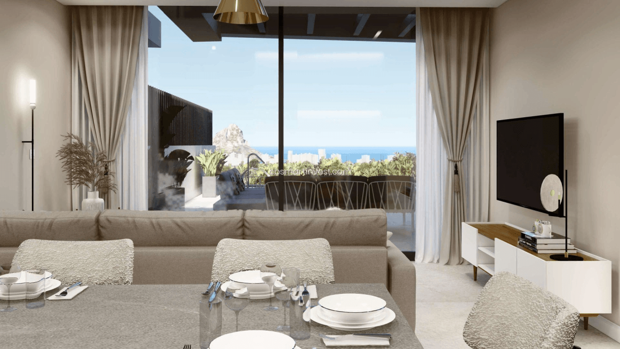 Villas de lujo de nueva construcción con vistas al mar