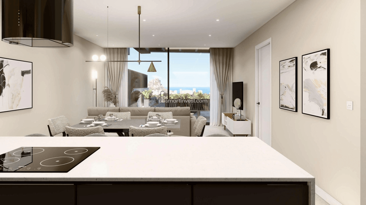 Villas de lujo de nueva construcción con vistas al mar