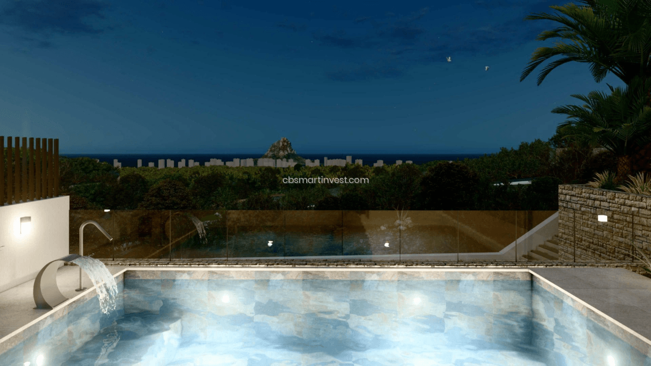 Villas de lujo de nueva construcción con vistas al mar