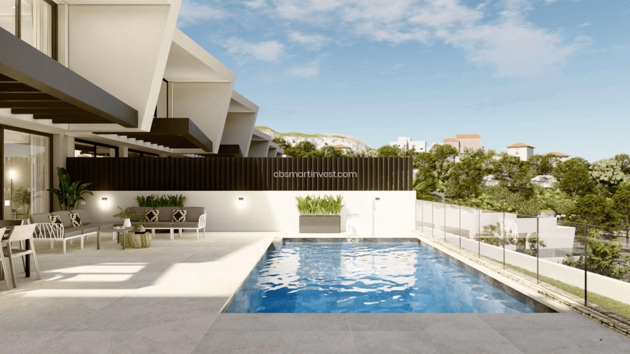 Villas de lujo de nueva construcción con vistas al mar