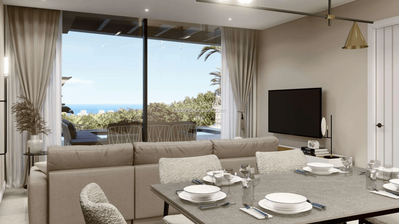 Villas de lujo de nueva construcción con vistas al mar