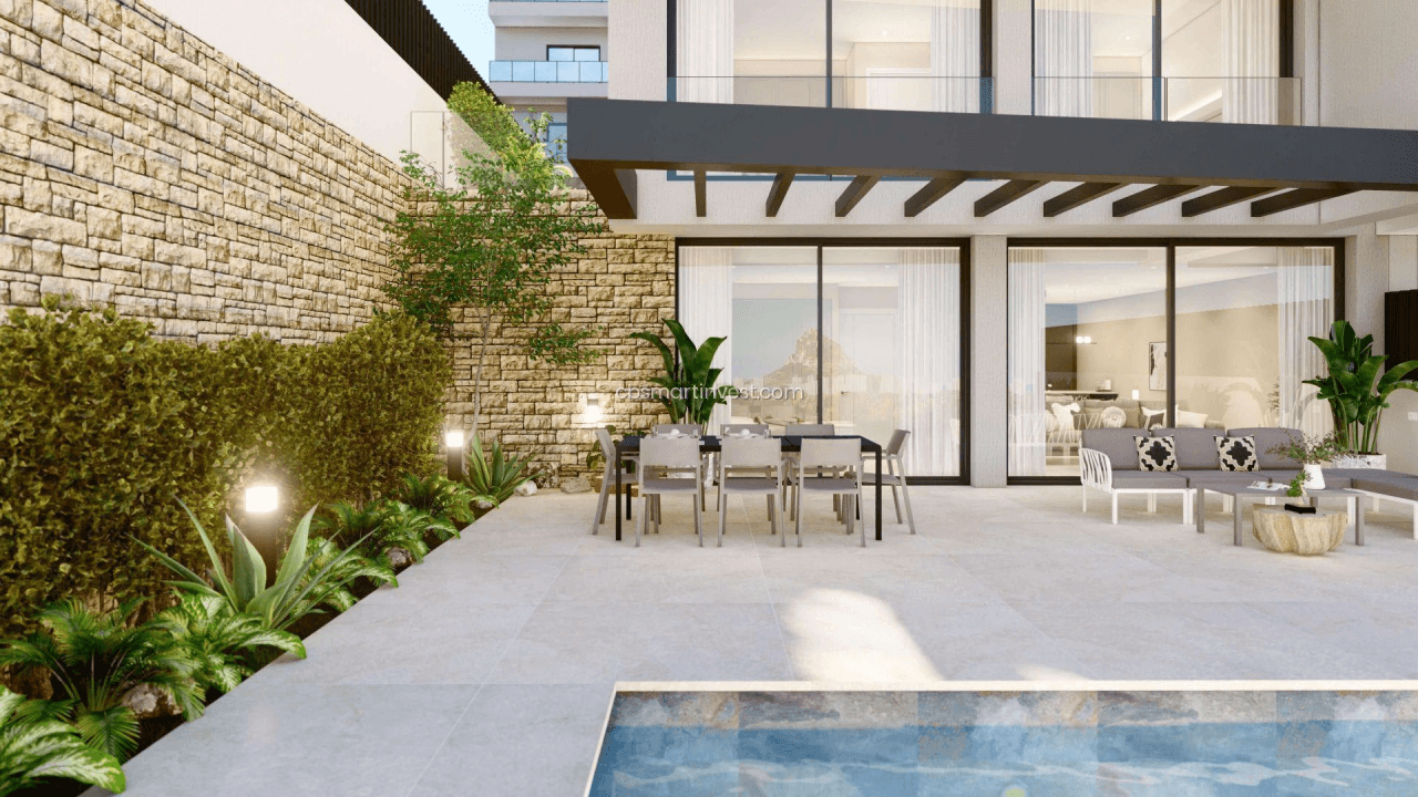 Villas de lujo de nueva construcción con vistas al mar