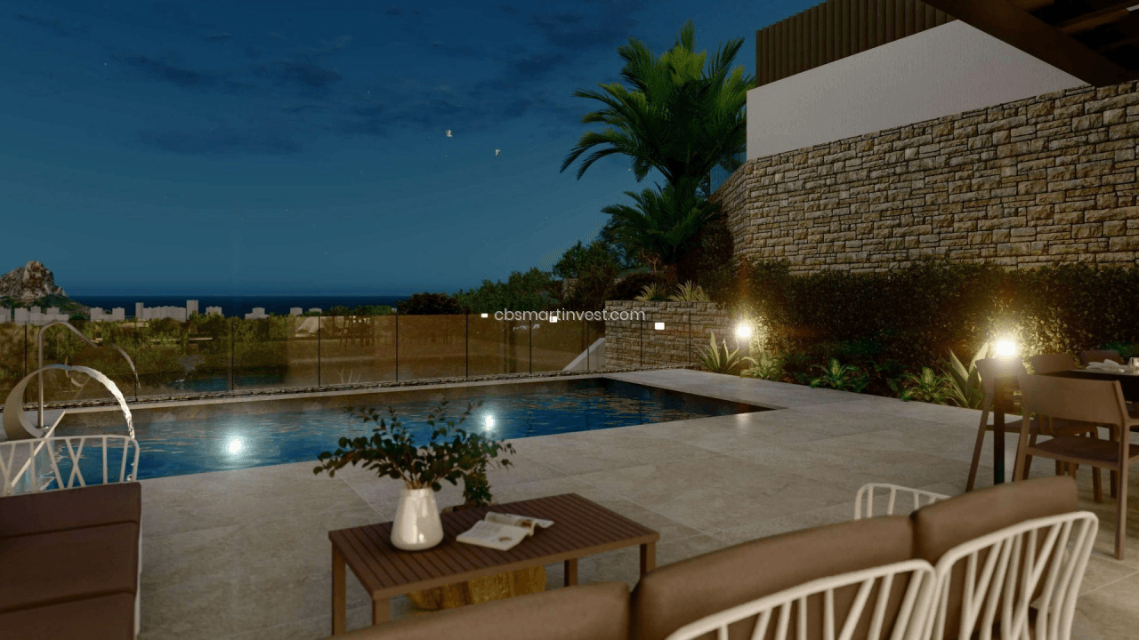 Villas de lujo de nueva construcción con vistas al mar