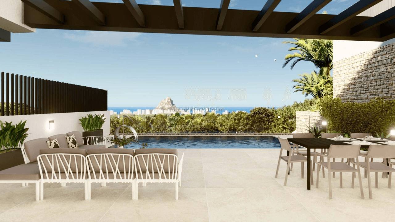 Villas de lujo de nueva construcción con vistas al mar