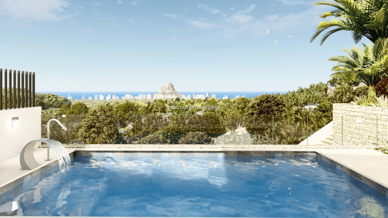 Villas de lujo de nueva construcción con vistas al mar