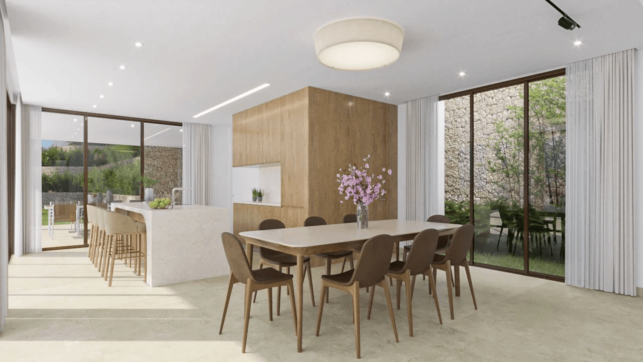 Proyecto con licencia. Nuevo proyecto de villa moderna en Denia