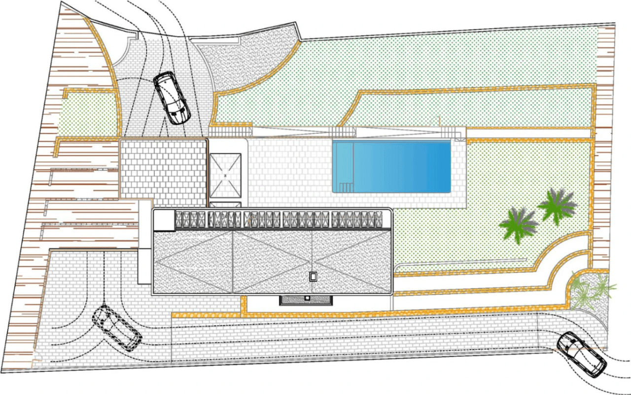 Proyecto con licencia. Nuevo proyecto de villa moderna en Denia