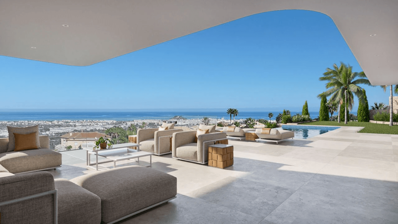 Proyecto con licencia. Nuevo proyecto de villa moderna en Denia