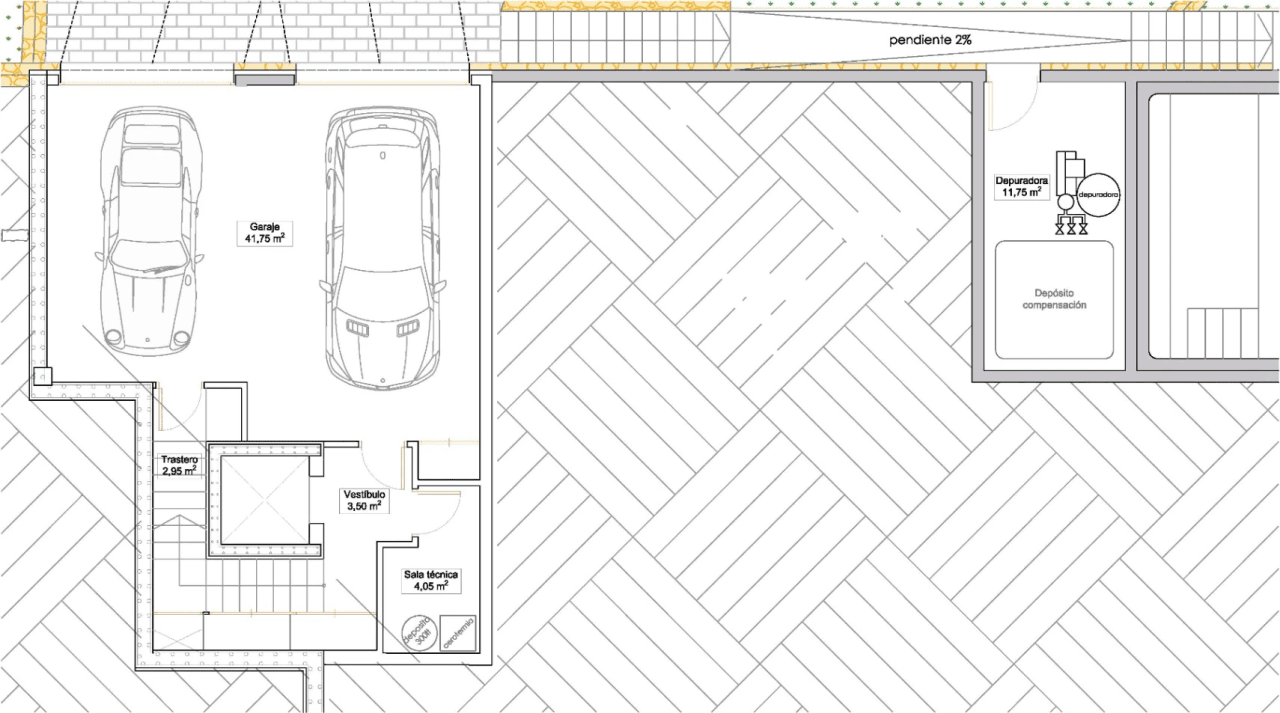 Proyecto con licencia. Nuevo proyecto de villa moderna en Denia