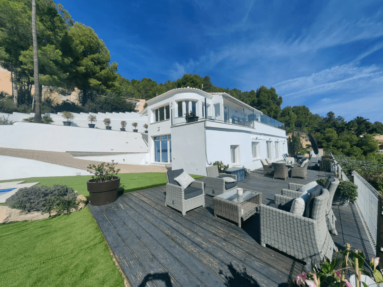 Villa de lujo con vistas panorámicas al mar en venta en Calpe