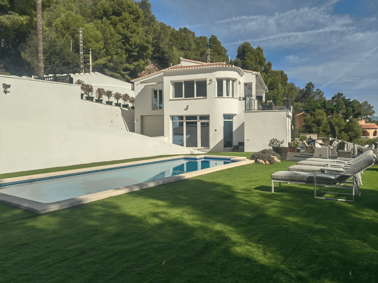 Villa de lujo con vistas panorámicas al mar en venta en Calpe