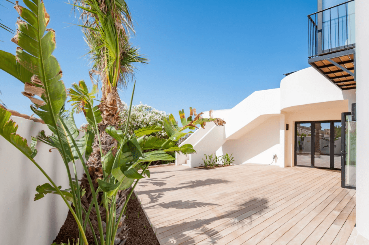 Moderna villa de lujo con vistas al mar en venta en Moraira