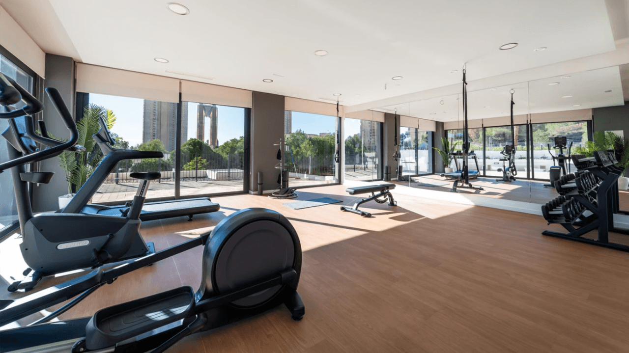 Apartamentos de obra nueva con excelentes zonas comunes en Benidorm