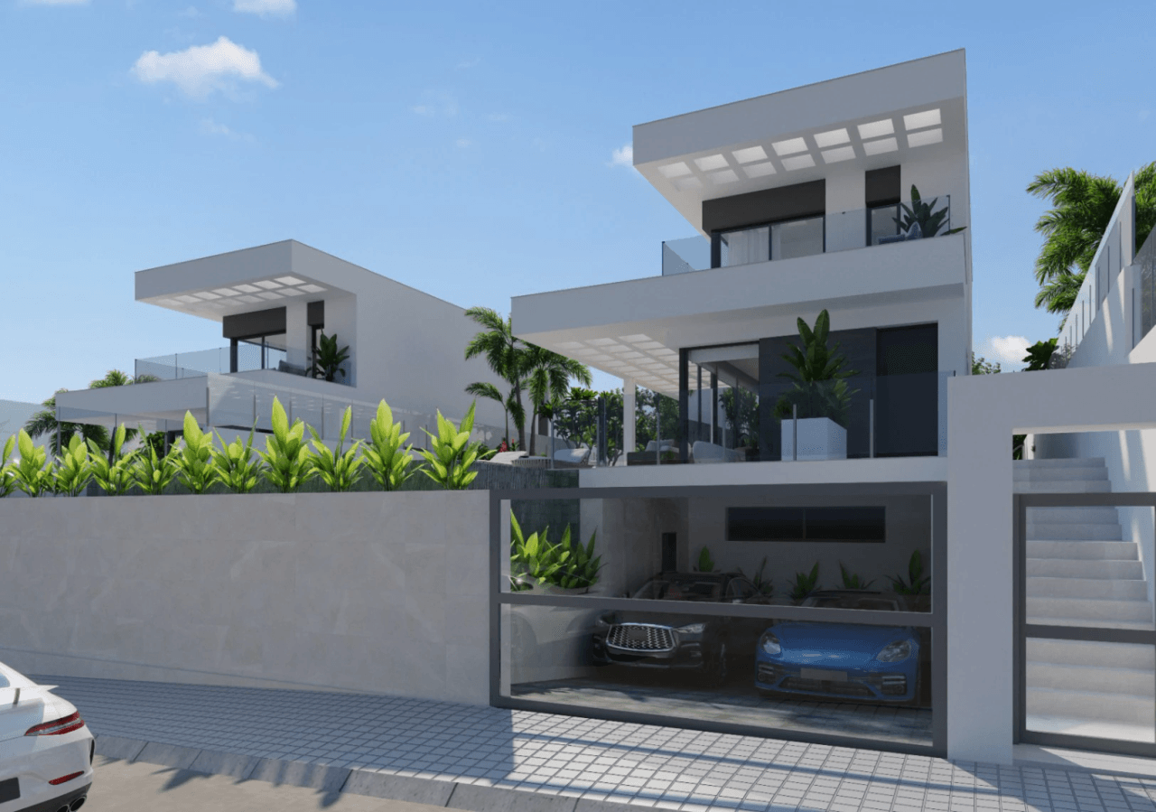 Exclusivas villas de construcción moderna