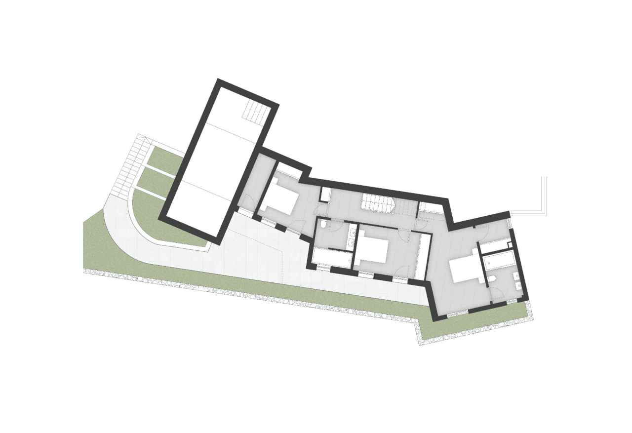 Moderne designervilla med panoramaudsigt over dalen
