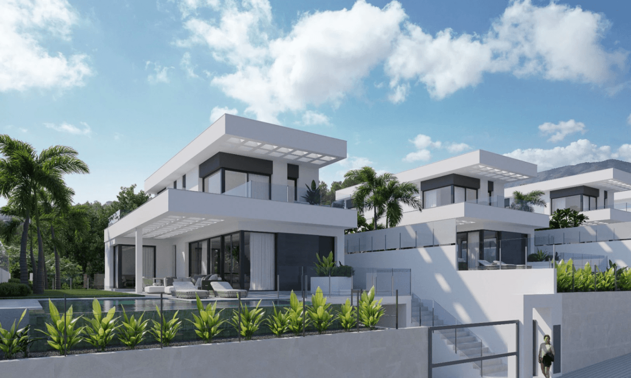 Exclusivas villas de construcción moderna