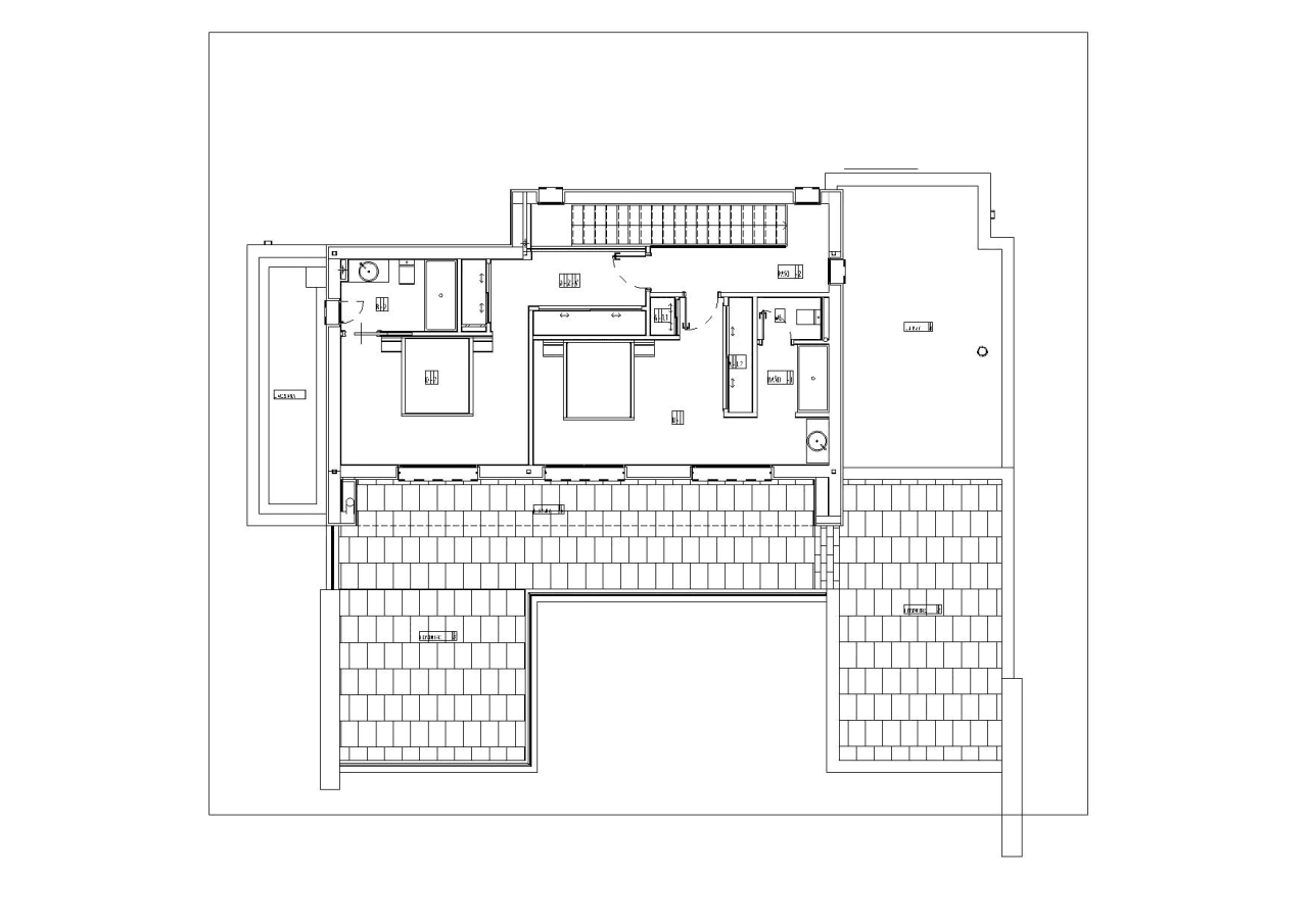 Beautiful modern new build villa with open views in Moraira.
