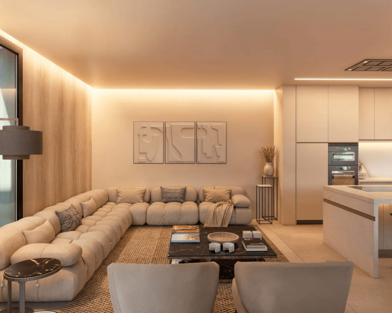 Villa moderna en construccion