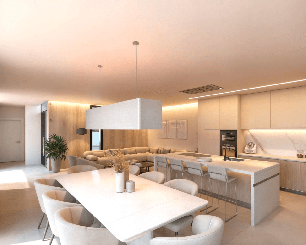 Villa moderna en construccion