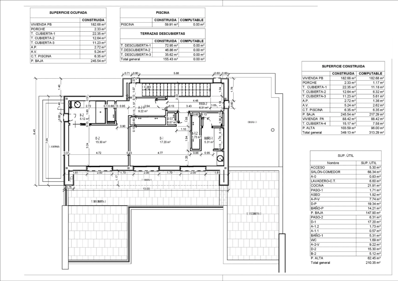Beautiful modern new build villa with open views in Moraira.